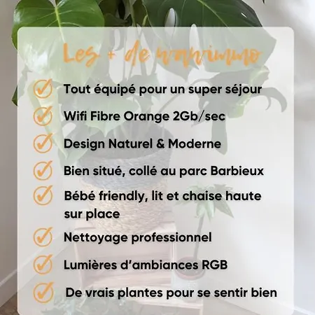 Apartamento Le Cosy Botanique Croix